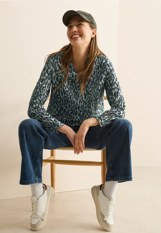 cecil Bedrukte blouse