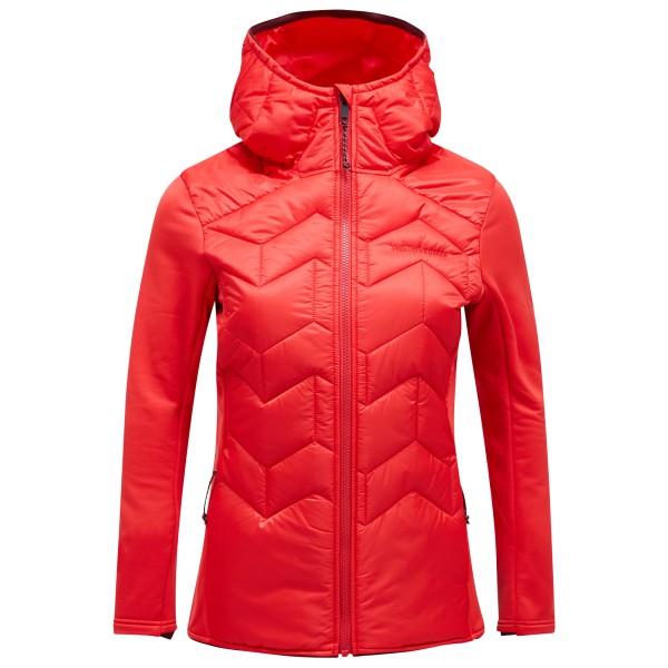Peak Performance - Women's Elevate Liner Hybrid Hood - Synthetisch jack, rood