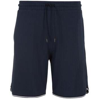 Korte Broek Emporio Armani Lounge Waffle Bermuda Shorts Armani Blue