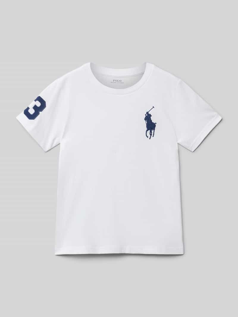 Polo Ralph Lauren Kids T-shirt met logostitching