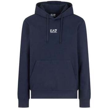 Sweater Ea7 Emporio Armani Core Identity Hooded Sweatshirt Armani Blue