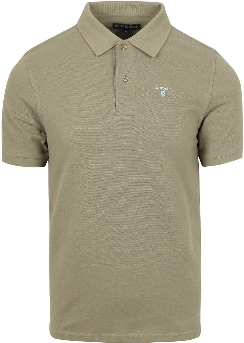Barbour Pique Polo Dusty Groen