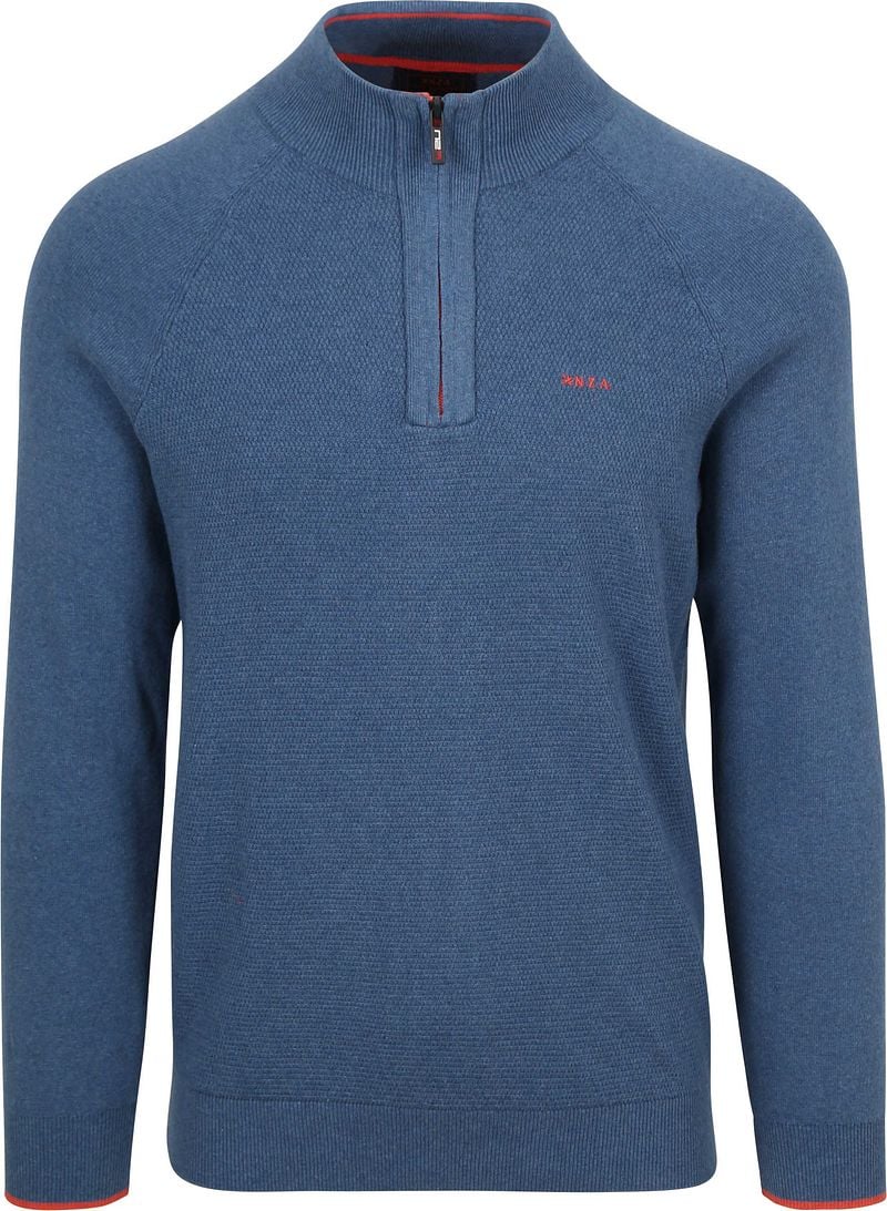New zealand auckland NZA Half Zip Trui Ralph Blauw