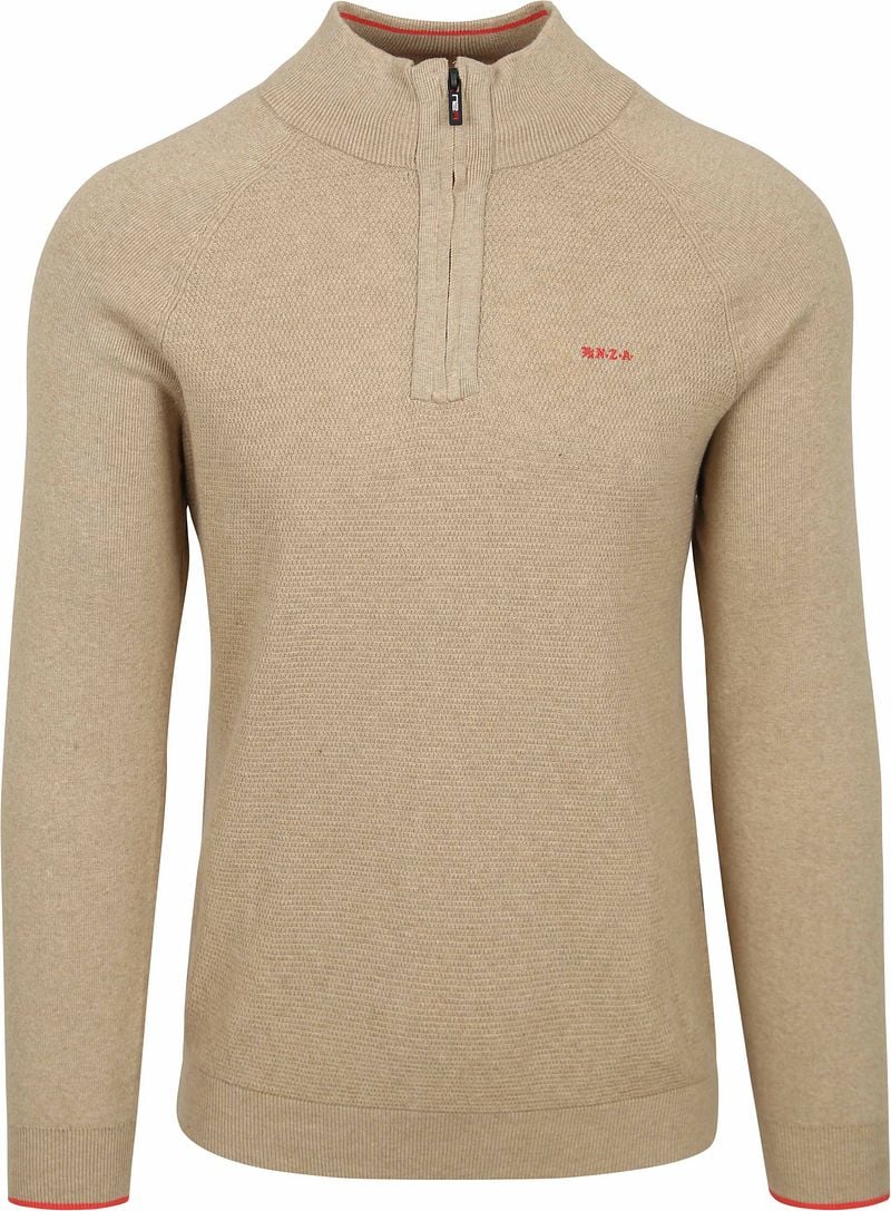 New zealand auckland NZA Half Zip Trui Ralph Beige