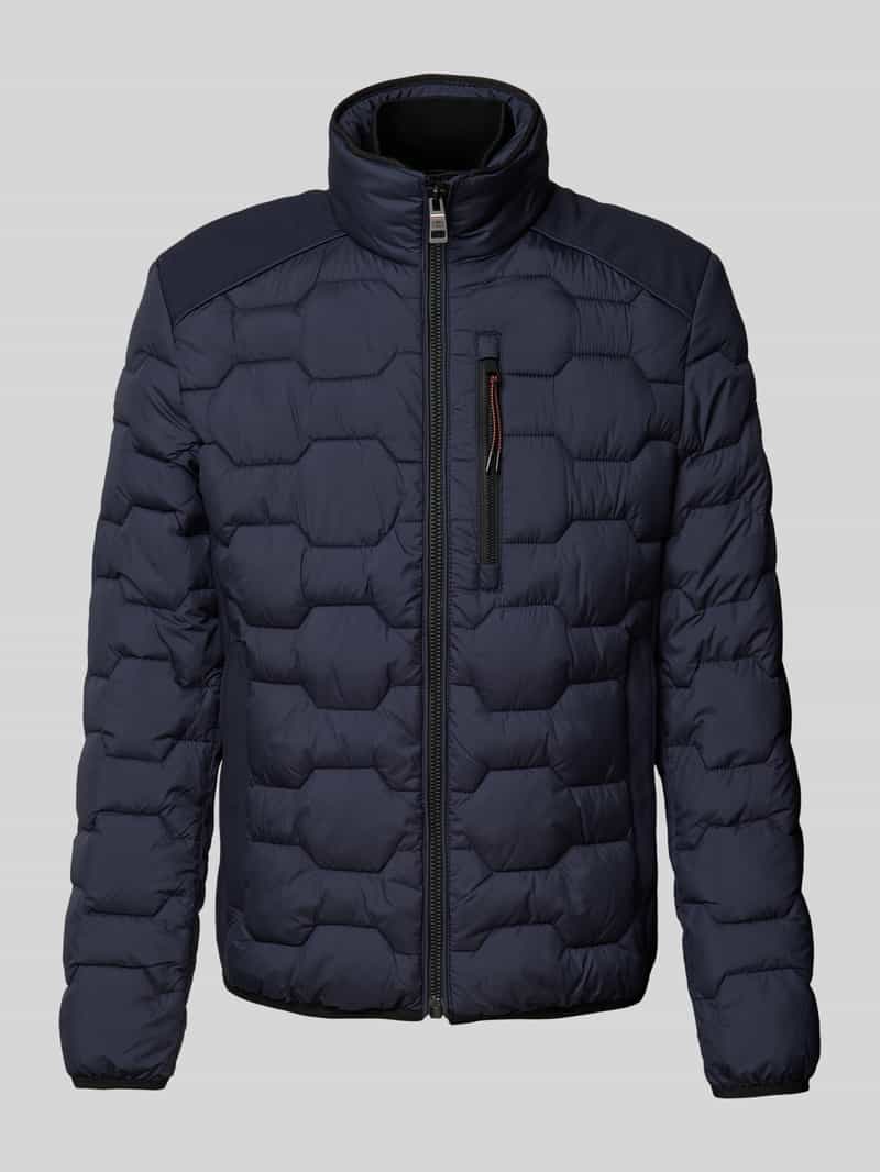 Tom Tailor Regular fit gewatteerd jack met opstaande kraag