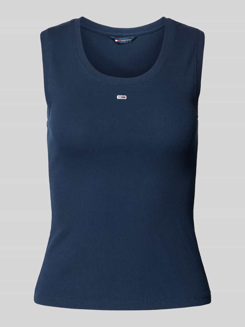 Tommy Jeans Tanktop met boothals, model 'ESSENTIALS'