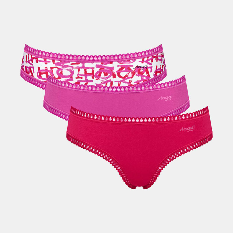 Sloggi GO Crush C3P 3-Pack hipster slip, multicolour