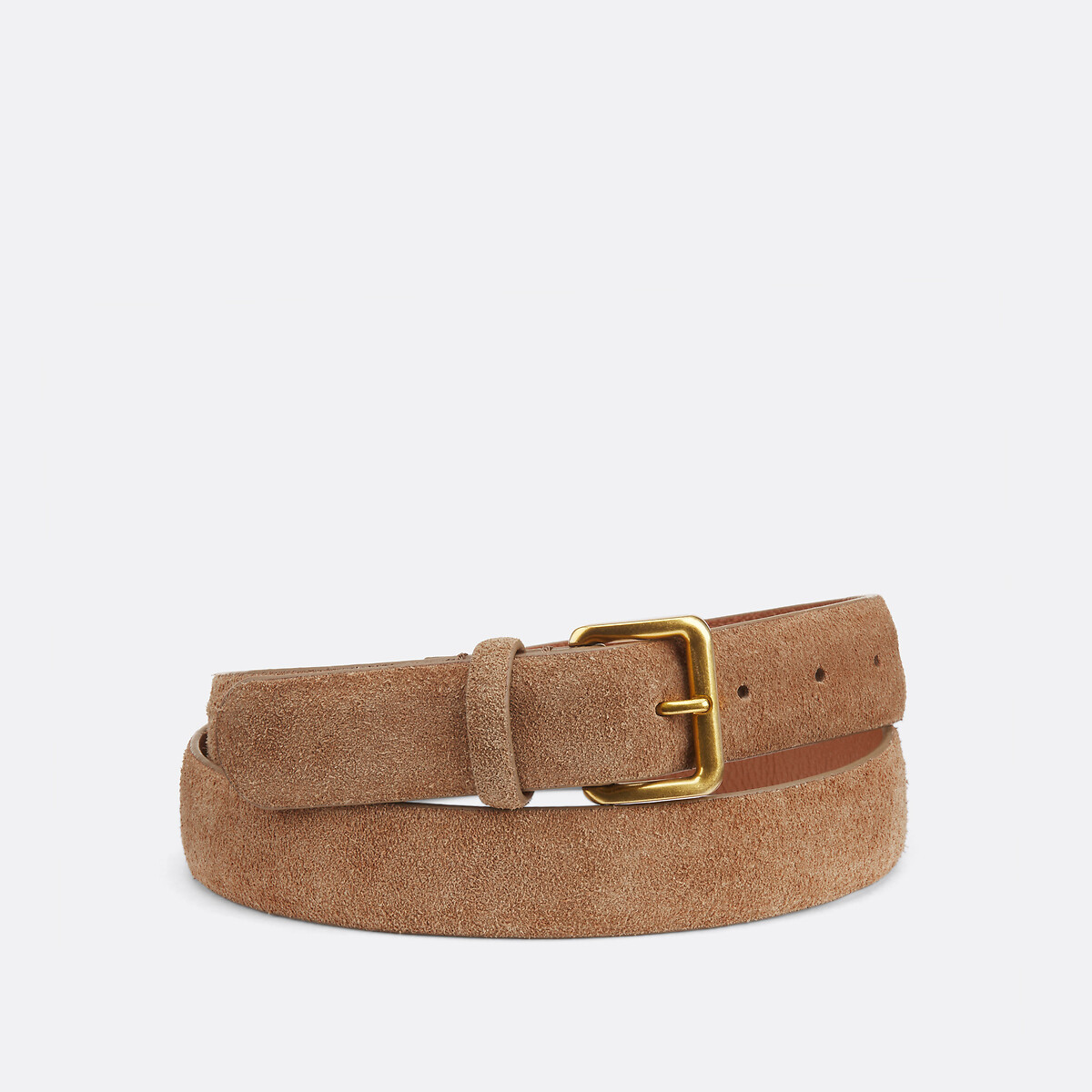 LA REDOUTE COLLECTIONS Suède riem met vierkante gesp