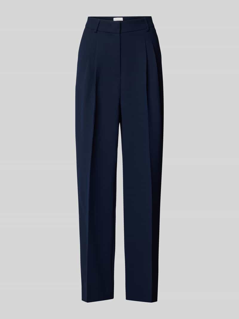 Rich & Royal Pantalon met vouw Met merkenlabel boven de tas