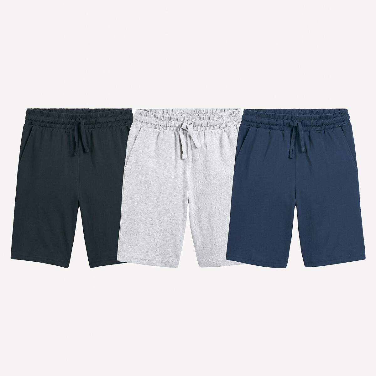 LA REDOUTE COLLECTIONS Set van 3 shorts in jersey