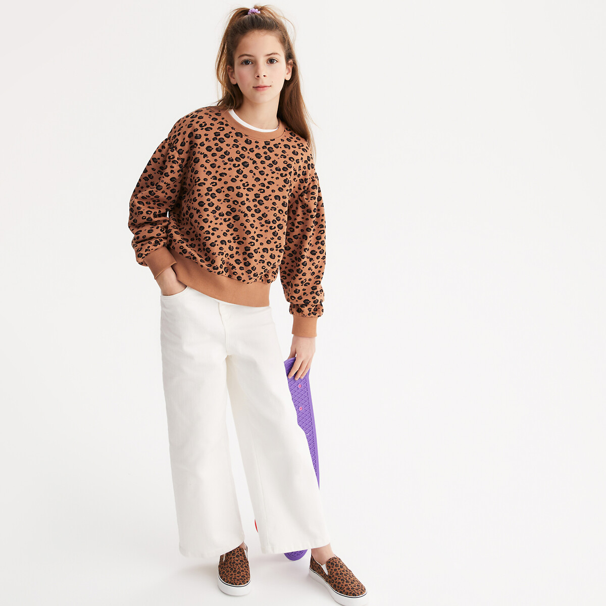 LA REDOUTE COLLECTIONS Sweater met dierenprint 18 maanden-14 jaar