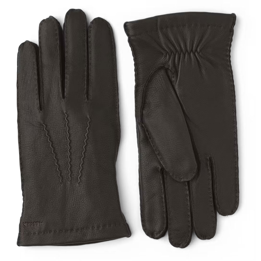 Hestra Heren handschoen Matthew Dark Brown
