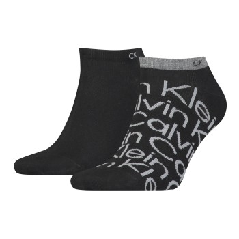 calvinkleinlegwear Calvin Klein 2 stuks All Over Print Sneaker Sock