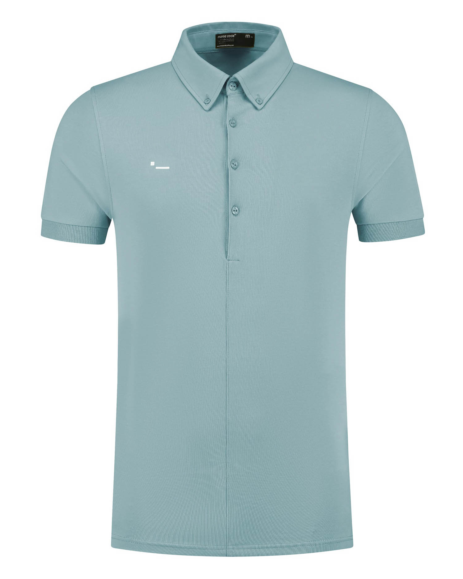 Genti Morse Code Alpha 1 Jersey Heren Polo KM