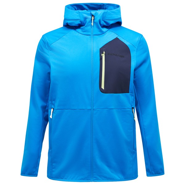 Peak Performance - Utility Light Zip Hood - Fleecevest, blauw