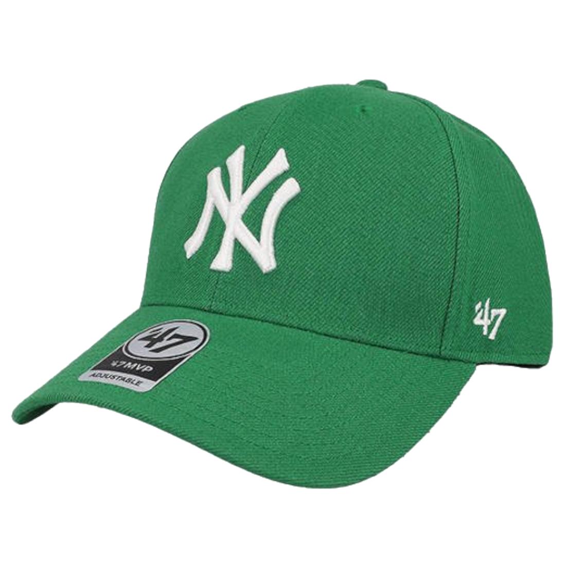 47 Brand New York Yankees MVP-pet, unisex groene pet One size groen