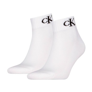 calvinkleinlegwear Calvin Klein 2 stuks Monogram Quarter Socks