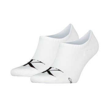 calvinkleinlegwear Calvin Klein 2 stuks Monogram High Cut Footie Socks