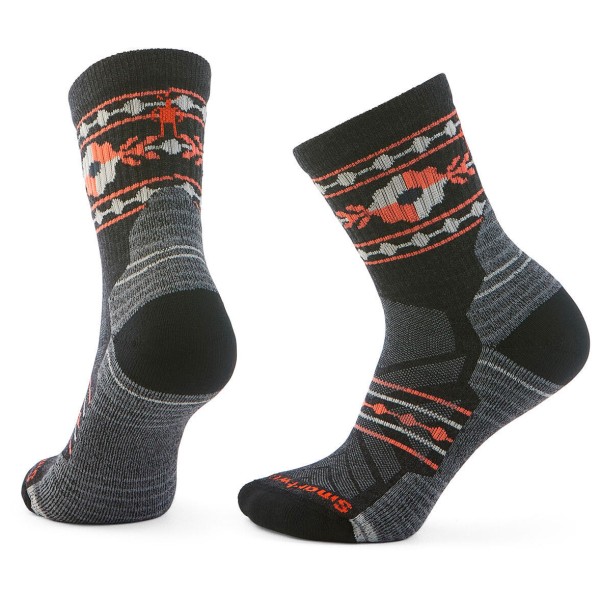 Smartwool - Women's Hike Light Cush. Floral Mid Crew Socks - Wandelsokken, grijs
