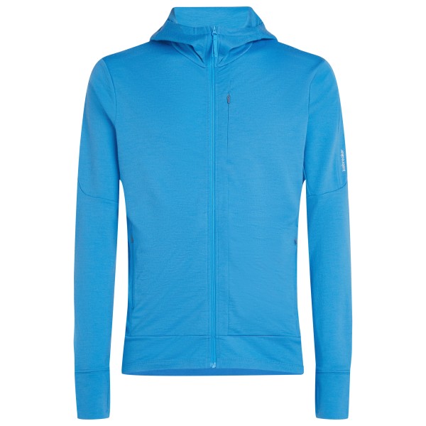 Icebreaker - Merino 260 Quantum IV L/S Zip Hoodie - Merinohoodie, blauw