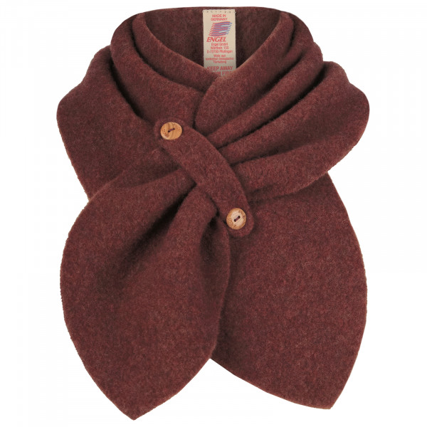 Engel - Kid's Fleecesjaal, rood/bruin