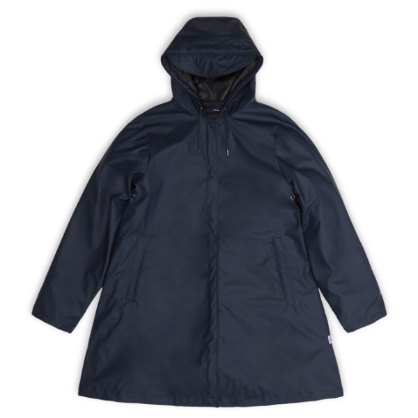 Rains - Women's A-Line W Jacket W3 - Regenjas, blauw