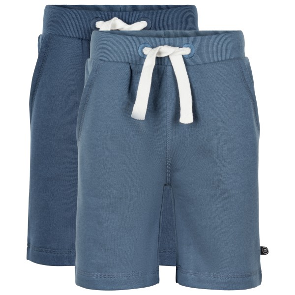 Minymo - Boy's Basic 53 Sweat Short (2-Pack) - Short, blauw