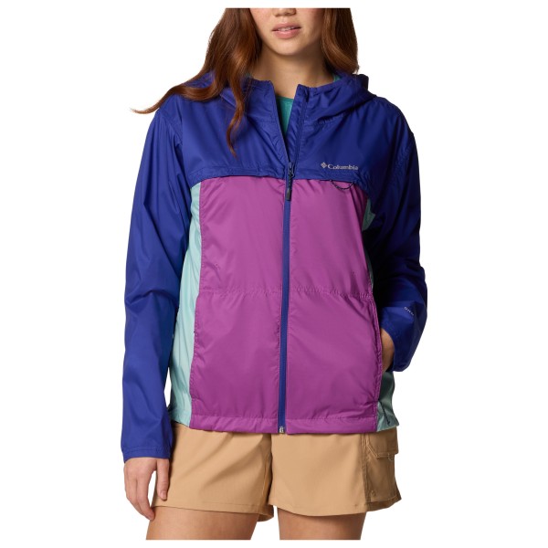 Columbia - Women's Crested Canyon Windbreaker - Windjack, blauw