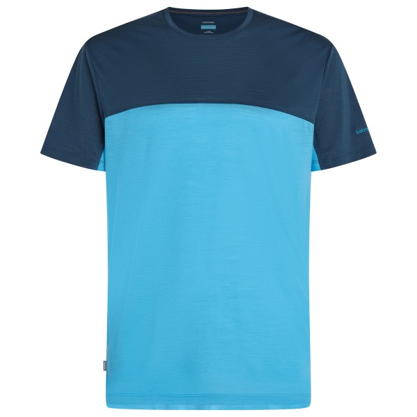 Icebreaker - Merino 125 Cool-Lite Sphere III S/S CB - Merinoshirt, blauw