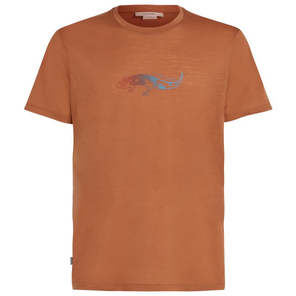 Icebreaker - Merino 150 Tech Lite S/S Tee Slimey Salamander - Merinoshirt, oranje
