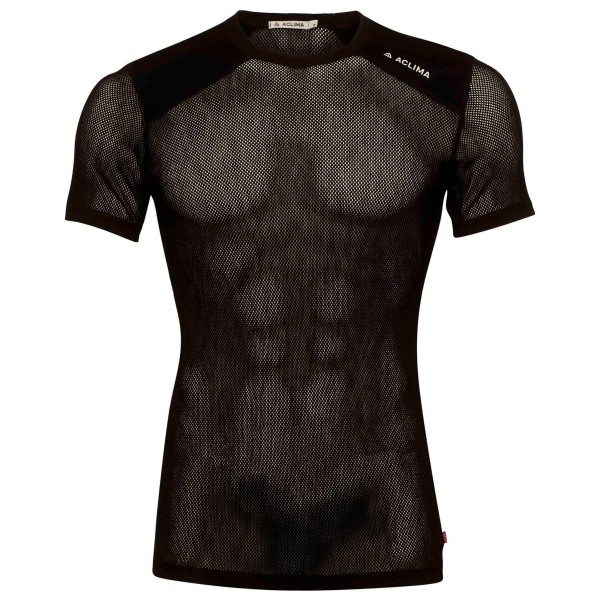 Aclima - WoolNet Light T-Shirt - Merino-ondergoed, zwart