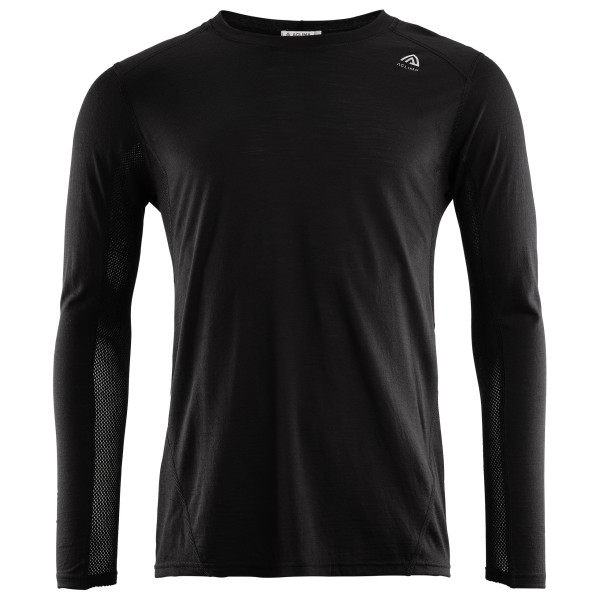 Aclima - LightWool 140 Sportshirt - Merinoshirt, zwart