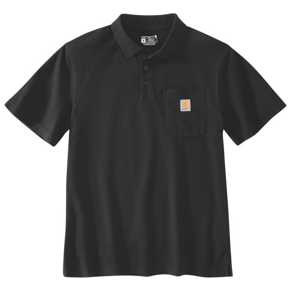 Carhartt - Midweight S/S Pocket Polo - Poloshirt, zwart