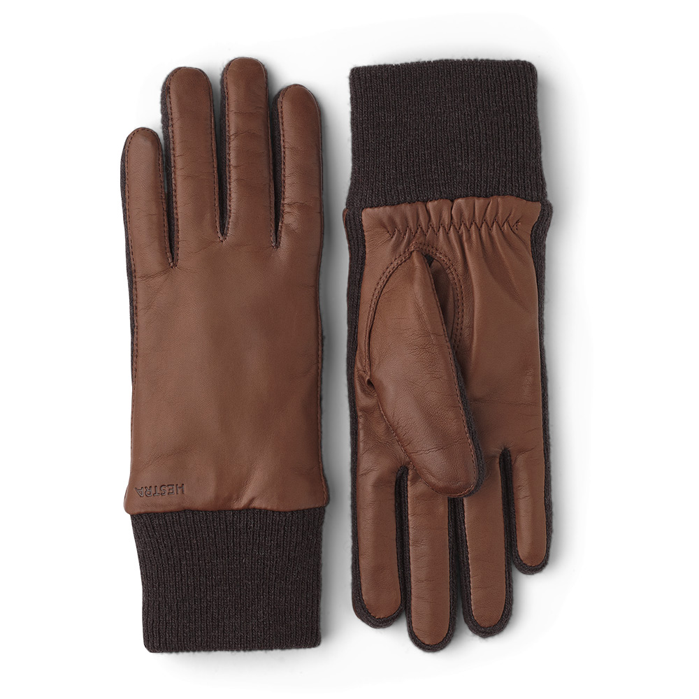 Hestra Dames handschoen Jeanne chestnut