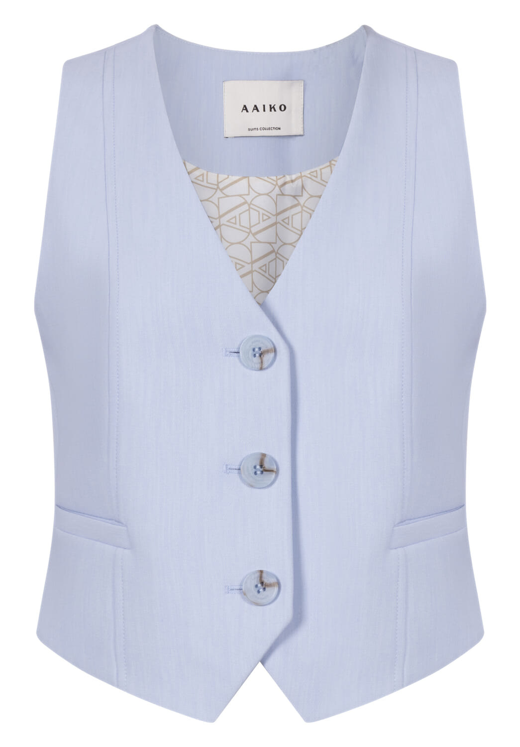 Aaiko Gilet Alica Blauw dames