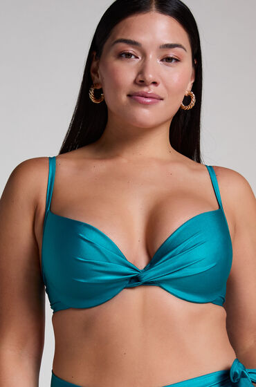 Hunkemöller Bikinitop Aqua Blauw