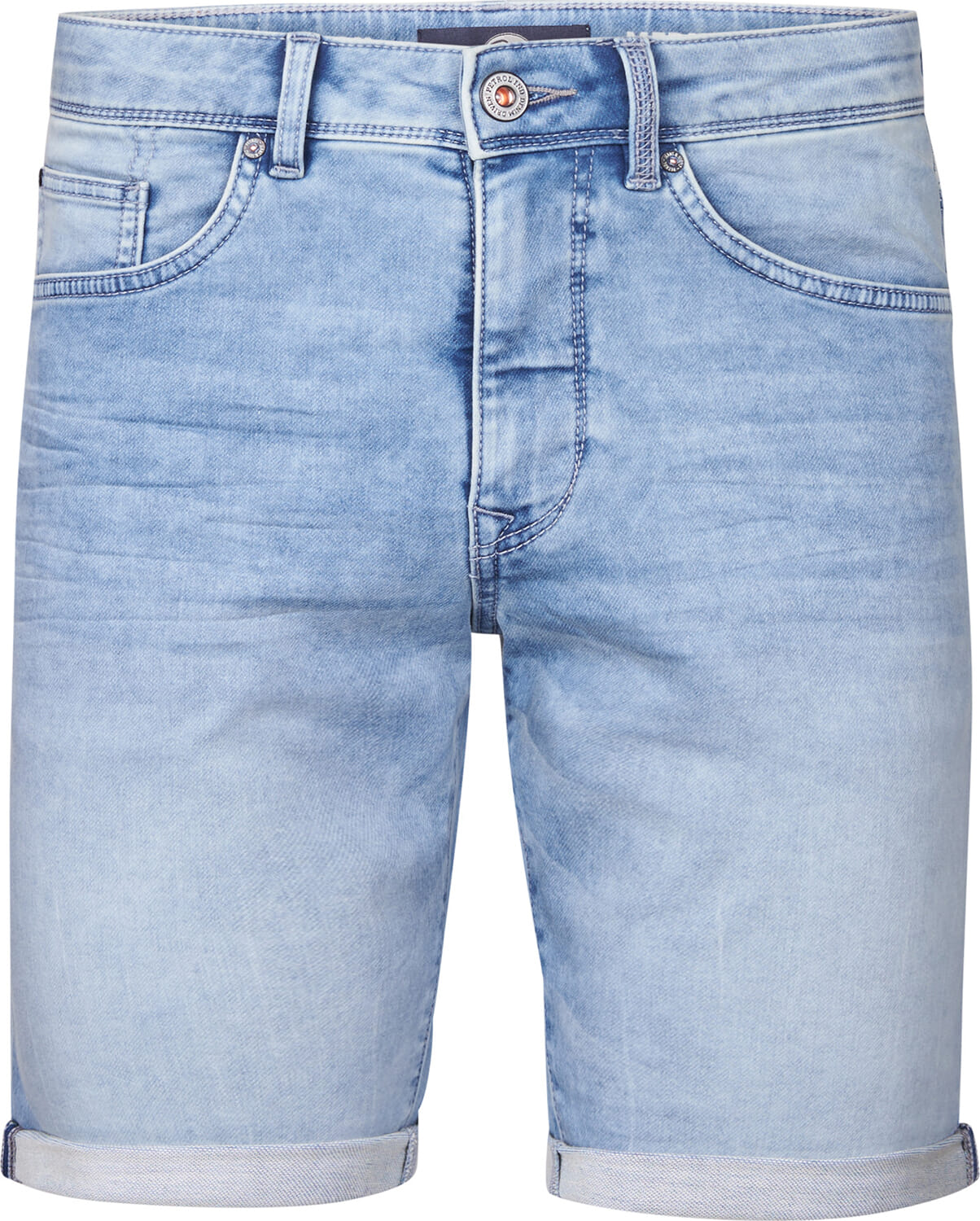 Petrol Shorts Ros Denim Blauw heren