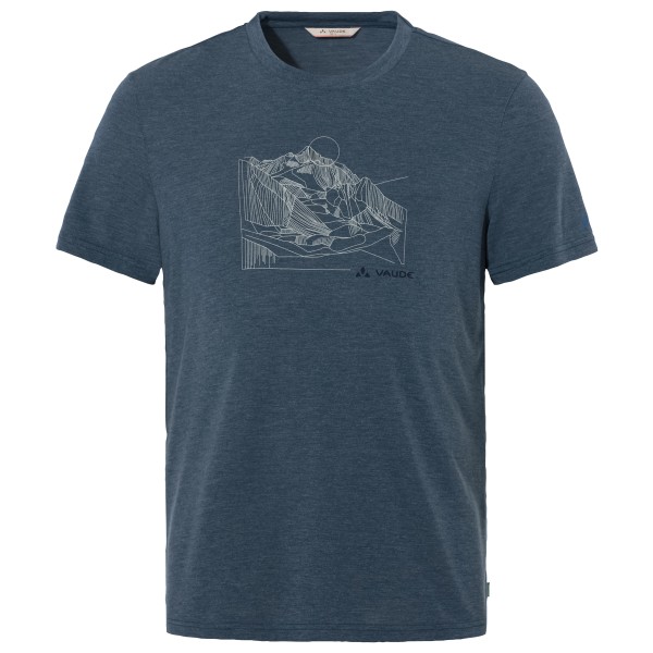 Vaude - Tekoa T-Shirt III - Sportshirt, blauw