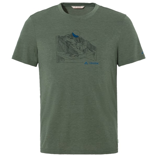 Vaude - Tekoa T-Shirt III - Sportshirt, olijfgroen