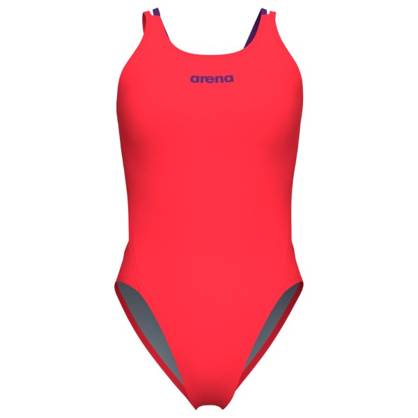 Arena - Women's Swimsuit Tech Multi Solid - Badpak, rood