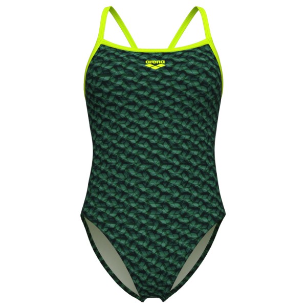 Arena - Women's Monogram Swimsuit Challenge Back - Badpak, groen