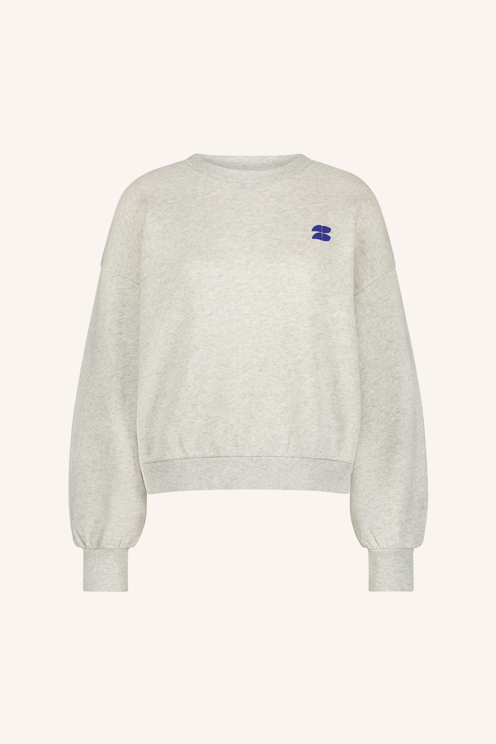 By-Bar Amsterdam bibi dictionary big sweater 25118913 815 light grey melee