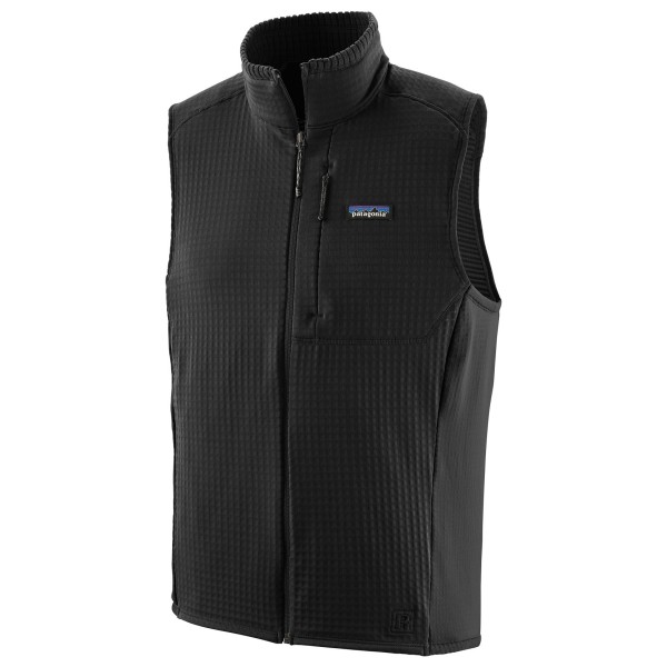 Patagonia - R1 Vest - Fleecebodywarmer, zwart