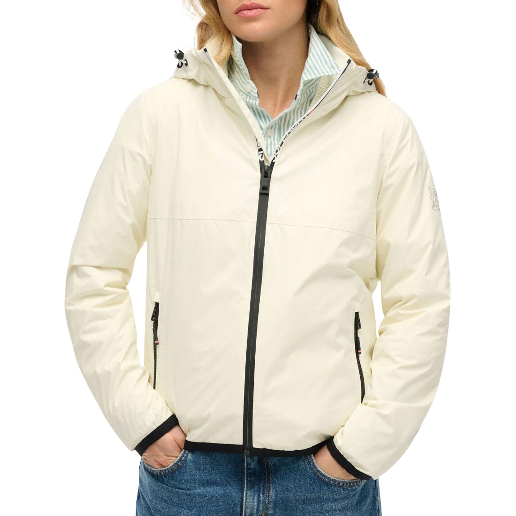 Superdry Hooded Logo Windbreaker Jas Dames