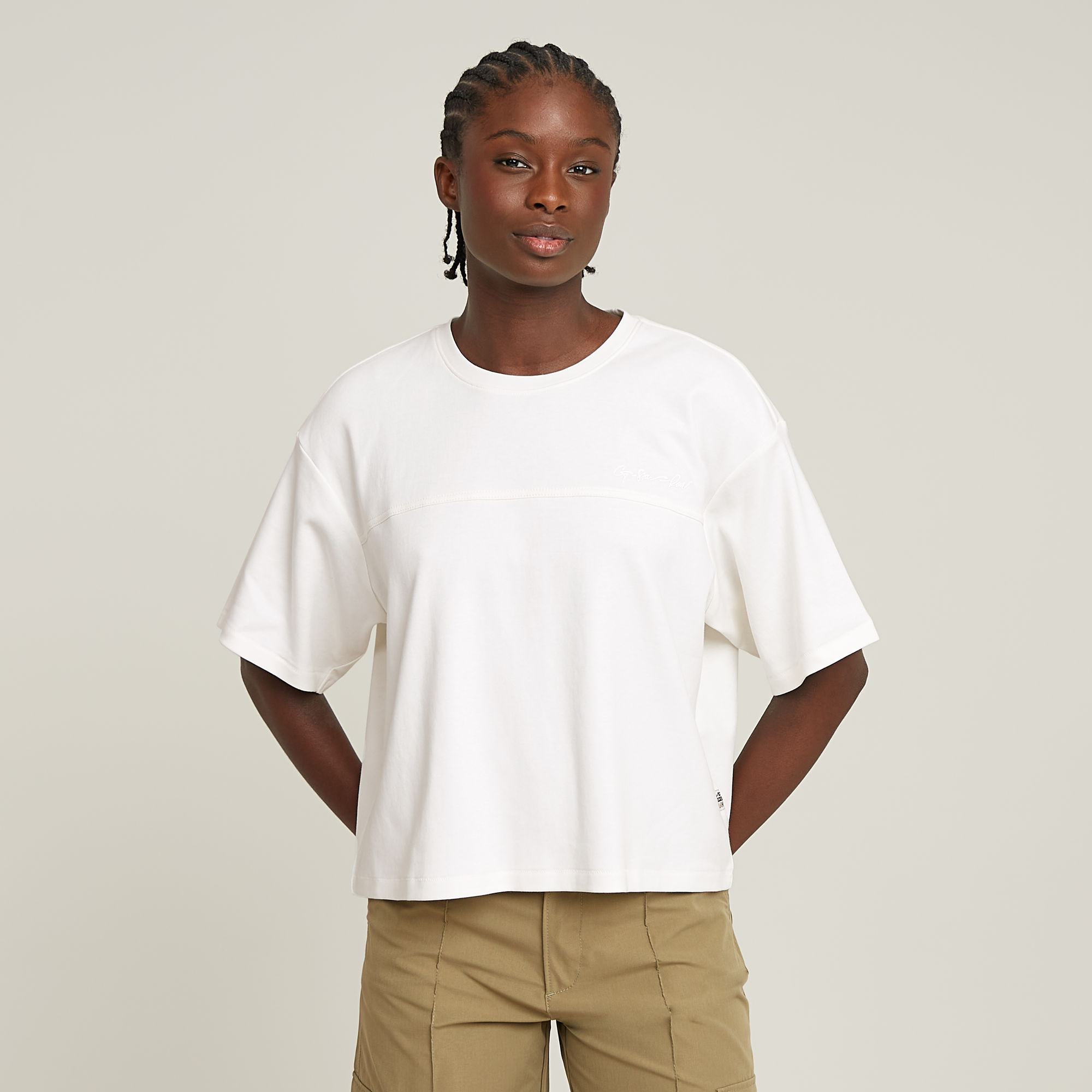G-Star RAW G-Script Loose Top - Wit - Dames