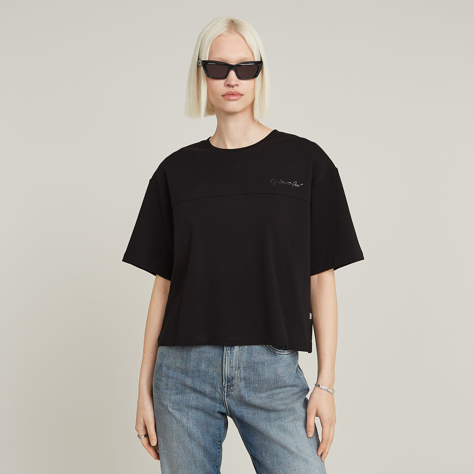 G-Star RAW G-Script Loose Top - Zwart - Dames