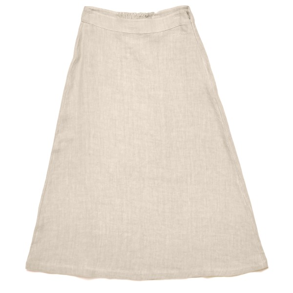 Mazine - Women's Linen Midi Skirt - Rok, beige