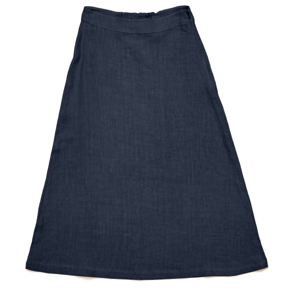 Mazine - Women's Linen Midi Skirt - Rok, blauw