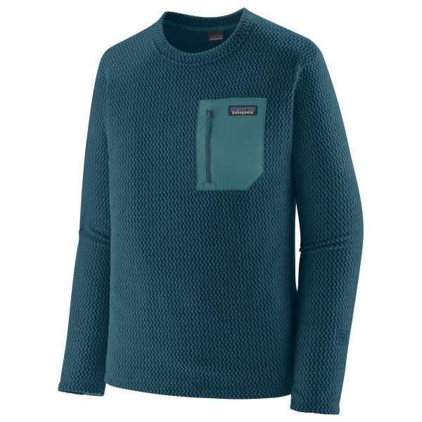 Patagonia - R1 Air Crew - Fleecetrui, blauw