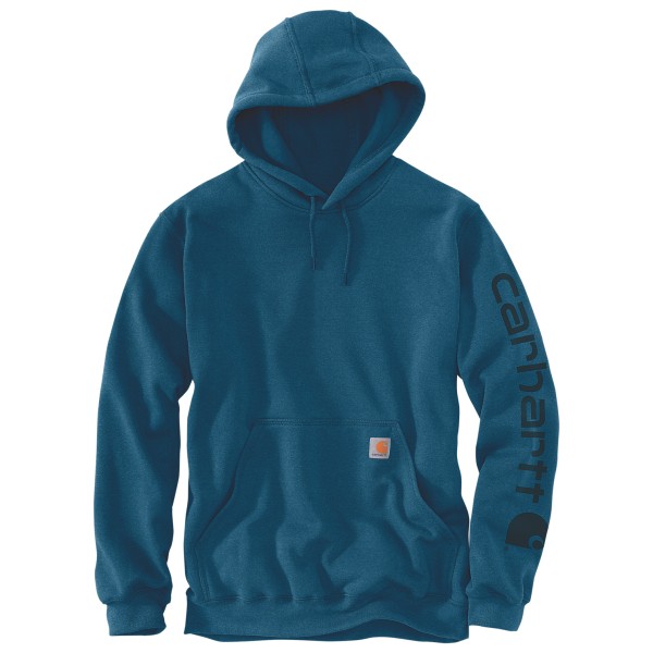 Carhartt - Sleeve Logo Hooded Sweatshirt - Hoodie, blauw